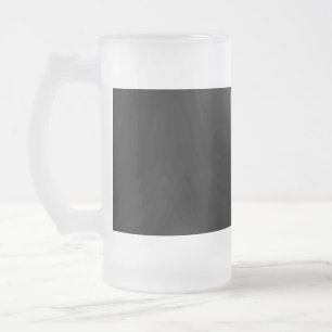 Caneca De Cerveja Vidro Jateado Preto Insano (O Preto Mais Escuro)