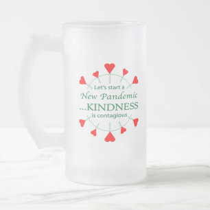 Caneca De Cerveja Vidro Jateado Promover gentileza