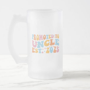 Caneca De Cerveja Vidro Jateado Promovido Ao Tio Est. 2025 III