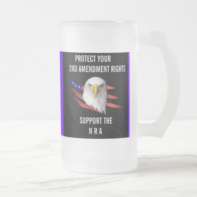 Caneca De Cerveja Vidro Jateado PROTEJA SEUS òs DIREITOS da ALTERAÇÃO (Direita)