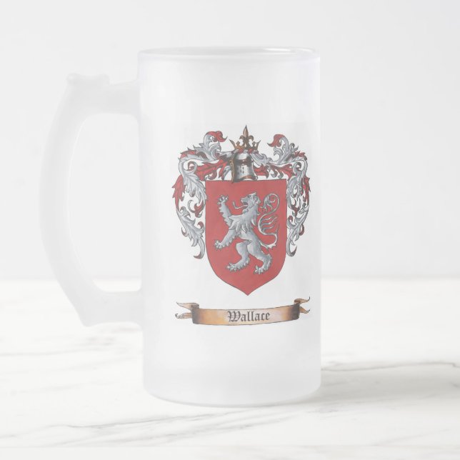 Caneca De Cerveja Vidro Jateado Protetor de Wallace dos braços (Esquerda)