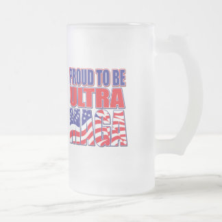 Caneca De Cerveja Vidro Jateado Proud Trump Supporter