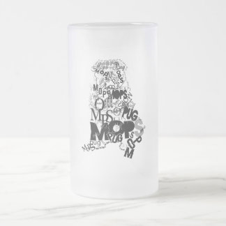 Caneca De Cerveja Vidro Jateado Pug