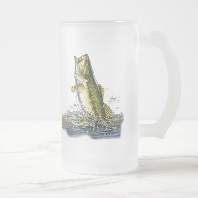 Caneca De Cerveja Vidro Jateado Pulando o baixo largemouth (Direita)