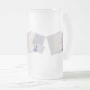 Caneca De Cerveja Vidro Jateado Quadrados Fibonacci Rolling