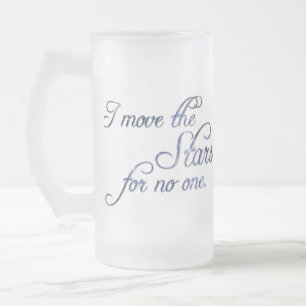 Caneca De Cerveja Vidro Jateado Queda Mover As Estrelas