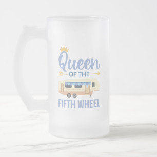 Caneca De Cerveja Vidro Jateado Rainha Do Pino De Quinta I