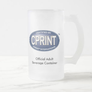 Caneca De Cerveja Vidro Jateado Recipiente de bebida adulto