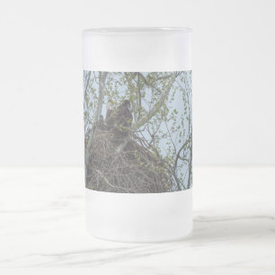 Caneca De Cerveja Vidro Jateado Refrigeração Com A Mãezinha De Vidro De Fosco