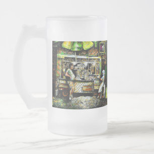Caneca De Cerveja Vidro Jateado Resplandecente