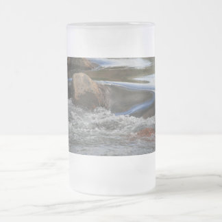 Caneca De Cerveja Vidro Jateado Rio