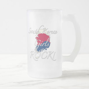 Caneca De Cerveja Vidro Jateado Rocha coreana sul das meninas!