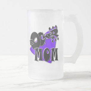 Caneca De Cerveja Vidro Jateado Rocker MOM!