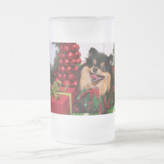 Caneca De Cerveja Vidro Jateado Roxanne - Pomeranian - Brenda