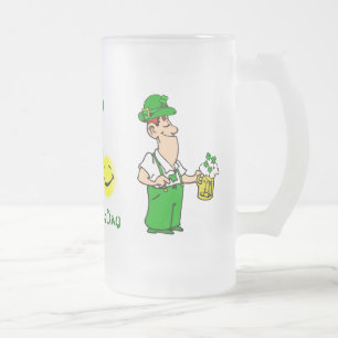 Caneca De Cerveja Vidro Jateado Rua. A Mug do Patrick