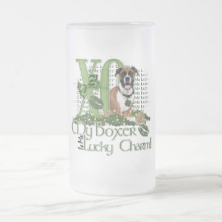 Caneca De Cerveja Vidro Jateado Rua Patricks - mim encanto afortunado - pugilista