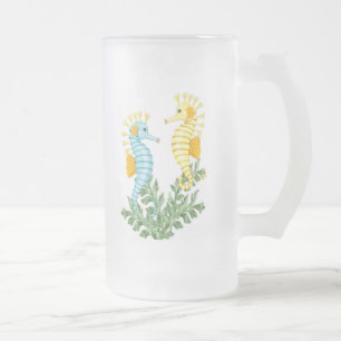 Caneca De Cerveja Vidro Jateado Seacavalo Fantasy