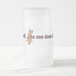 Caneca De Cerveja Vidro Jateado Seja você mesmo