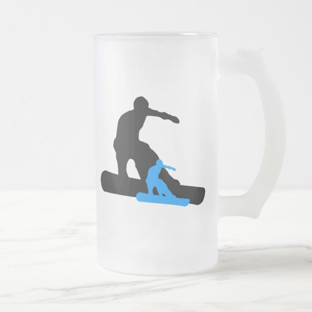 Caneca De Cerveja Vidro Jateado shadowboarder (Direita)