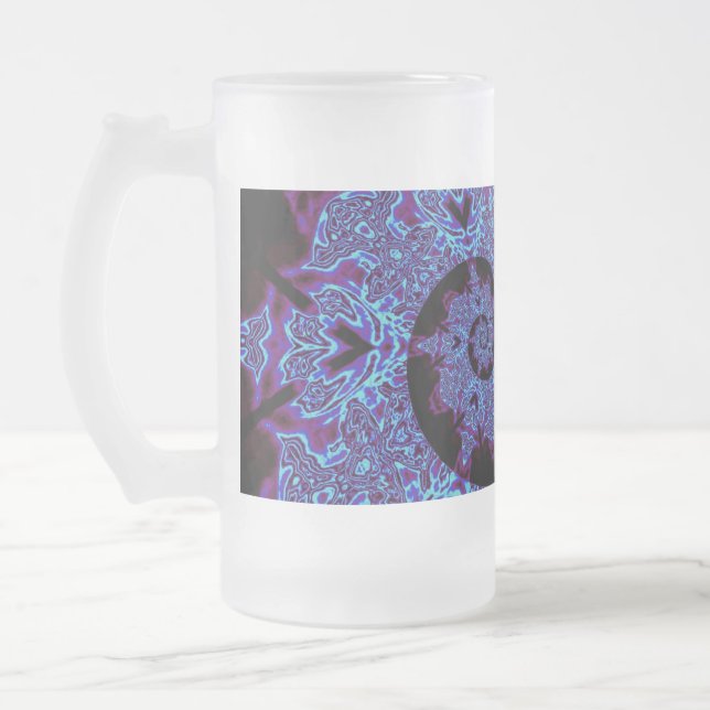 Caneca De Cerveja Vidro Jateado Shay (Esquerda)