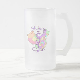 Caneca De Cerveja Vidro Jateado Shihezi China
