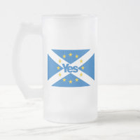 Sim à bandeira independente de Scotland do europeu