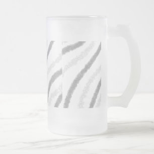 Caneca De Cerveja Vidro Jateado simples e mínimo adicione a foto do seu monograma