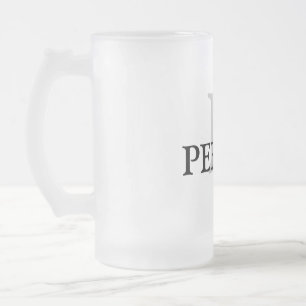 Caneca De Cerveja Vidro Jateado simples e mínimo adicione seu nome PADRINHOS DE C