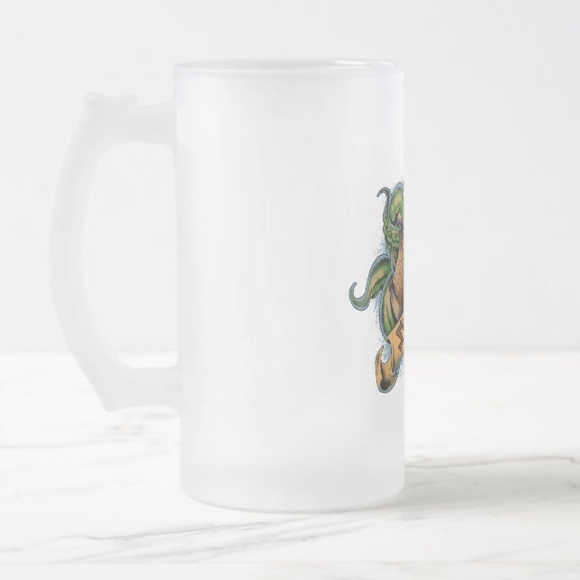 CANECA DE CERVEJA VIDRO JATEADO SKÅL! (Esquerda)