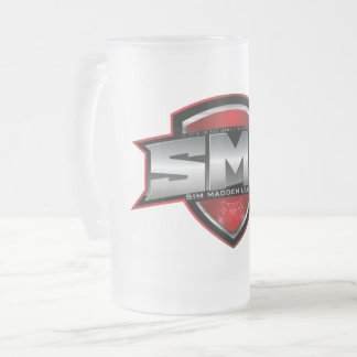 Caneca De Cerveja Vidro Jateado SML Mug