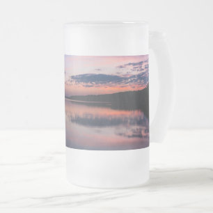 Caneca De Cerveja Vidro Jateado Sol Descendo Nos Fellows Fosco Bebê
