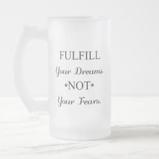 Caneca De Cerveja Vidro Jateado Sonhador