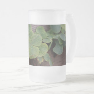 Caneca De Cerveja Vidro Jateado Sortudo ou Determinado? Shamrocks do Dia de São Pa