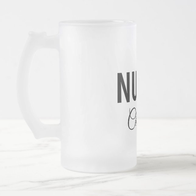 Caneca De Cerveja Vidro Jateado Sou enfermeiro especialista em medicina adicione s (Esquerda)