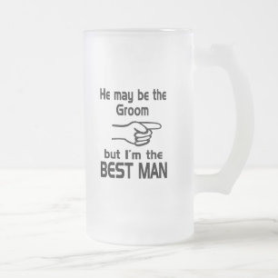 Caneca De Cerveja Vidro Jateado Sou o Melhor Homem