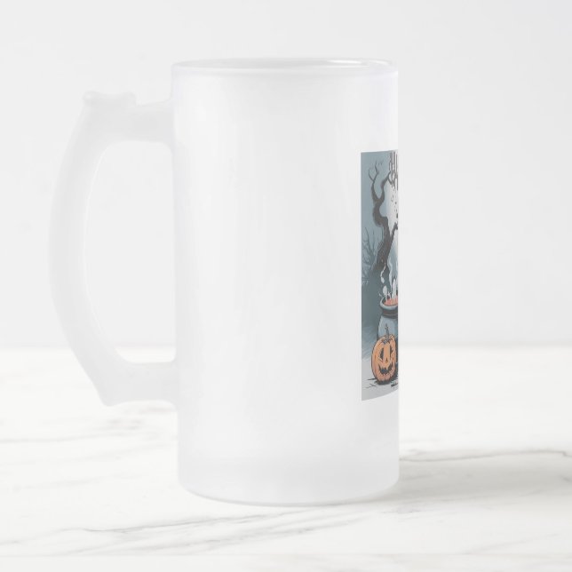 Caneca De Cerveja Vidro Jateado Spider Mug (Esquerda)
