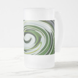 Caneca De Cerveja Vidro Jateado SpiderLily Twist Copo de Vidro do Fosco