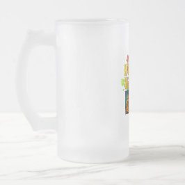 Caneca De Cerveja Vidro Jateado Spooky Halloween