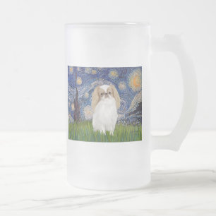 Caneca De Cerveja Vidro Jateado Starry Night - Japonês Chin (limão 1)