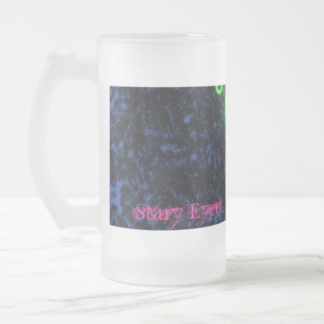 Caneca De Cerveja Vidro Jateado Stary Eyed (Esquerda)