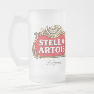 Caneca De Cerveja Vidro Jateado Stella Artois