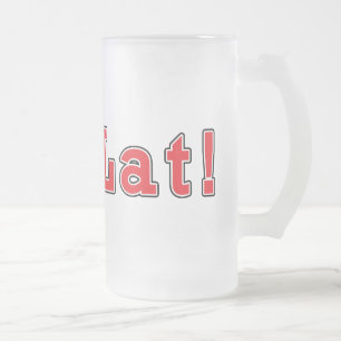 Caneca De Cerveja Vidro Jateado Sto Lat!