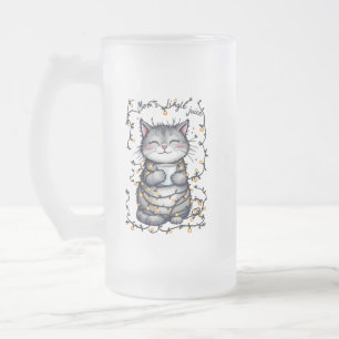 Caneca De Cerveja Vidro Jateado Suco de Jingle da Mamãe