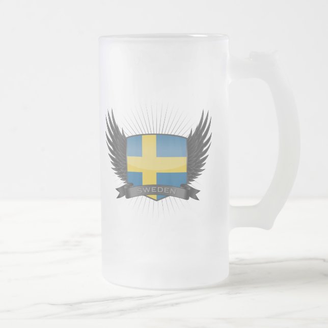 CANECA DE CERVEJA VIDRO JATEADO SUECIA (Direita)