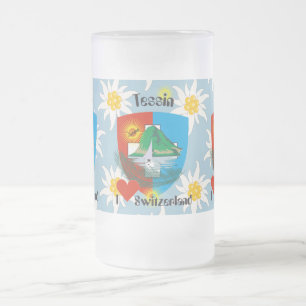 Caneca De Cerveja Vidro Jateado Suíça Suisse Svizzera Svizra Switzerland taça