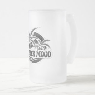 Caneca De Cerveja Vidro Jateado Summer Mood