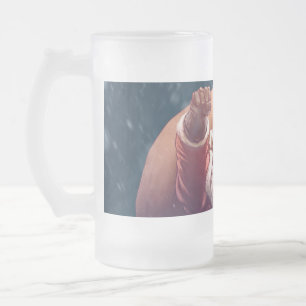Caneca De Cerveja Vidro Jateado Super Papais noeis