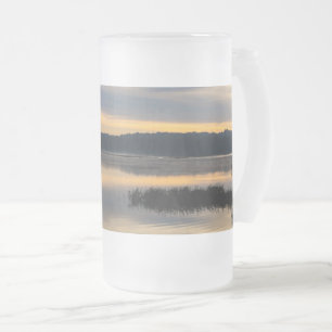 Caneca De Cerveja Vidro Jateado Surgimento Glória Fosco Vidro