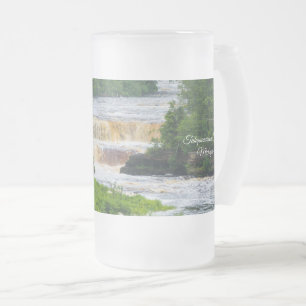 Caneca De Cerveja Vidro Jateado Tahquamenon A Fosco Inferior Cai