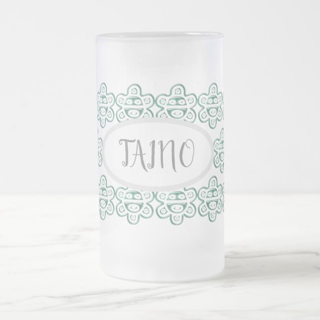 Caneca De Cerveja Vidro Jateado Taino Mug (Centro)